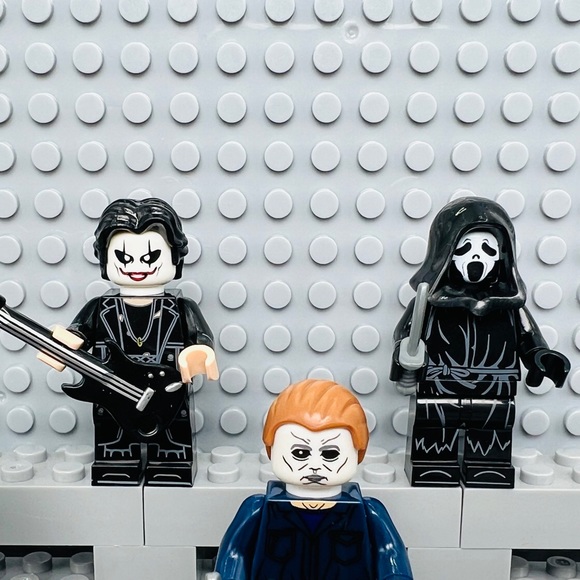 Horror Movie Custom Minifigure Set of 8 Michael Myers Freddy Krueger Jason - Picture 5 of 6